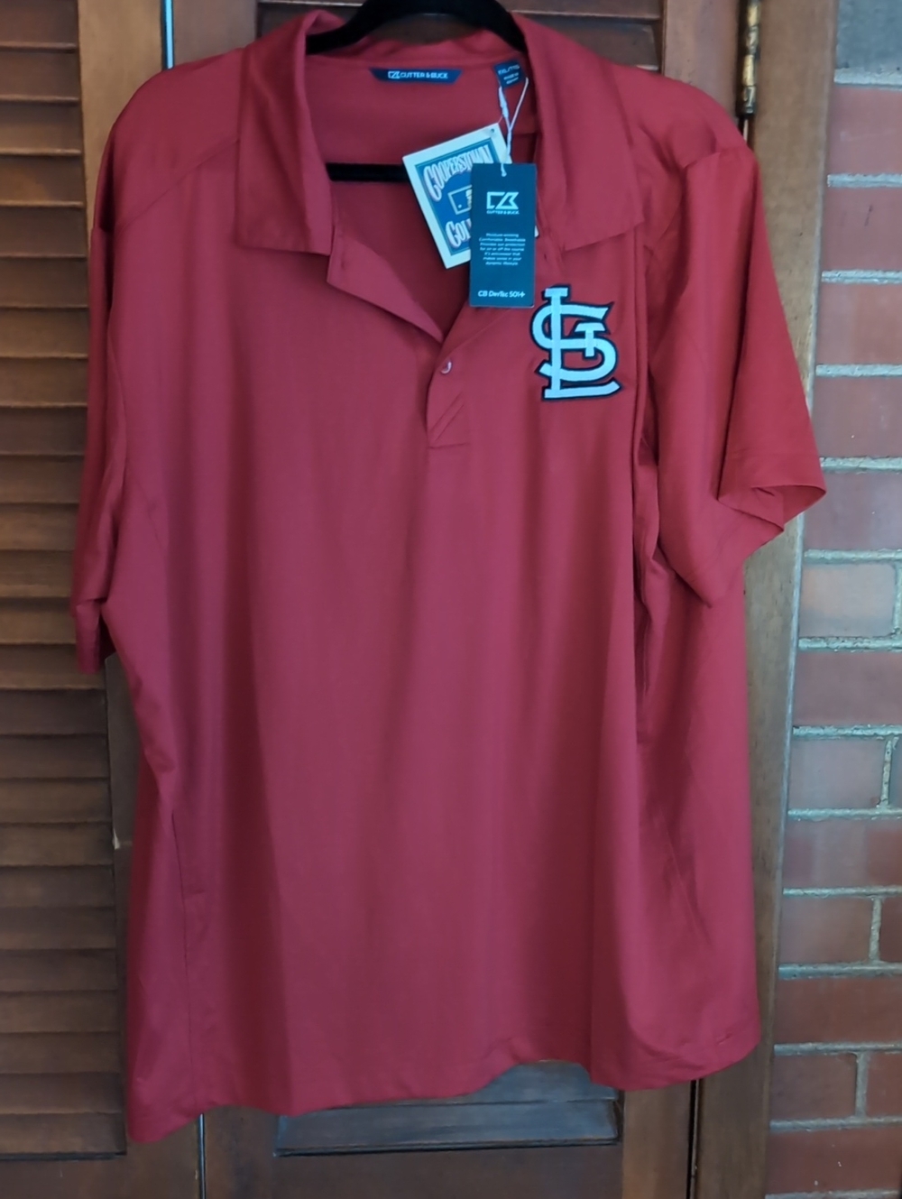 Cutter & Buck Men's Red St. Louis Cardinals Performance Polo